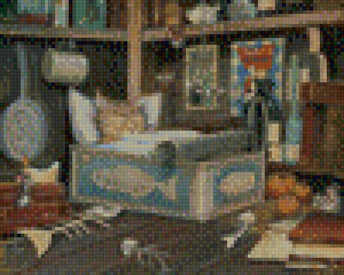 Спящий кот - предпросмотр