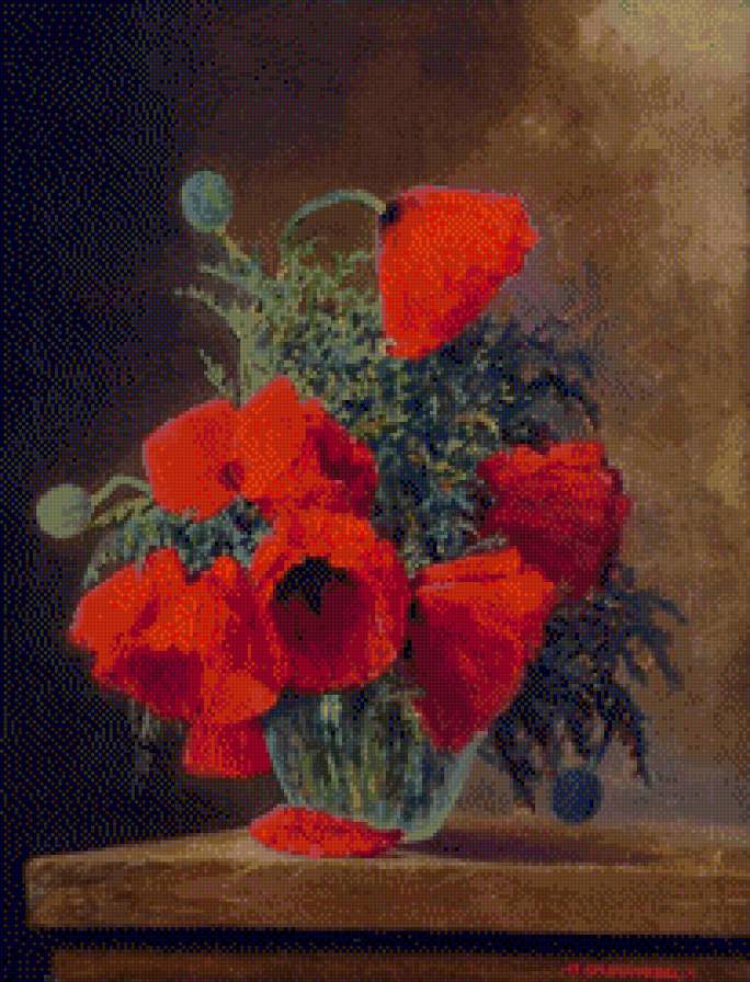 Max Streckenbach - maki w malarstwie - предпросмотр