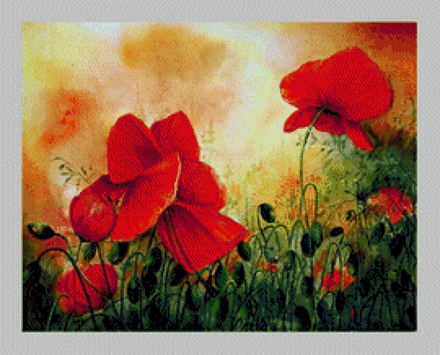 Marie C.Youmeau - maki w malarstwie - предпросмотр