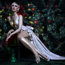 Схема вышивки «в ночном саду»