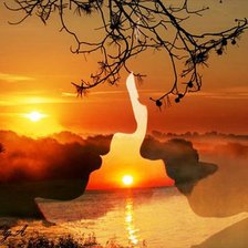 Схема вышивки «встреча»