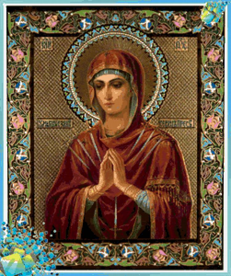 семистрельная - икона - предпросмотр