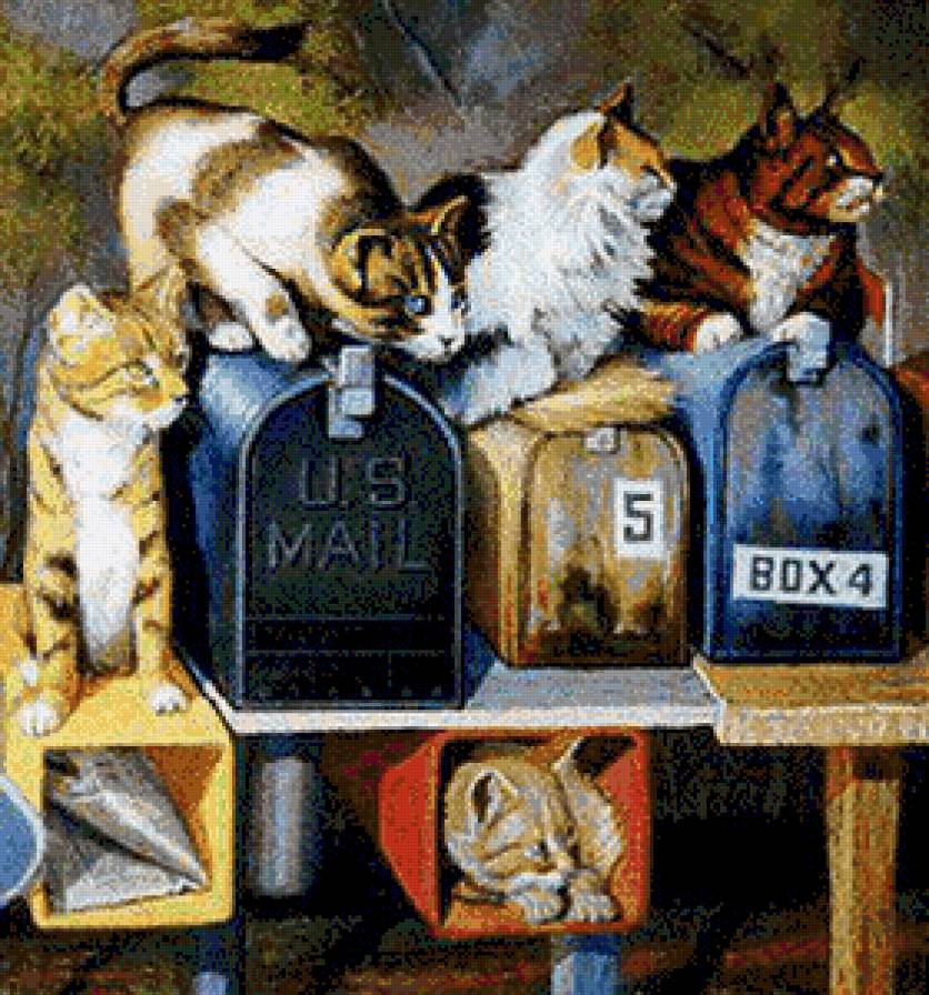 ну когда же придут письма - котики - предпросмотр