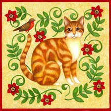 Схема вышивки «рыжий рыжий конопатый»