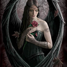 Схема вышивки «Падший ангел»