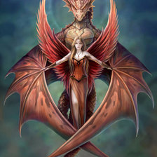 Схема вышивки «Дракон единства»