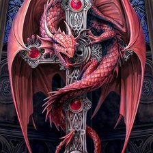 Схема вышивки «Дракон веры»