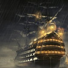 Схема вышивки «каравелла»