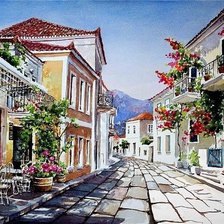 Схема вышивки «городской зной»