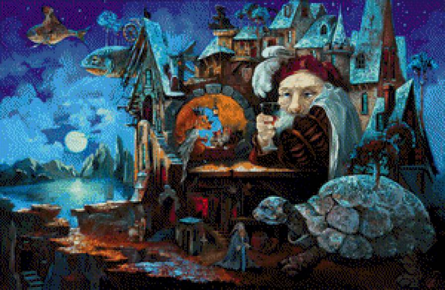 сюрреалистическая картина - сюрреализм, живопись, фэнтези - предпросмотр