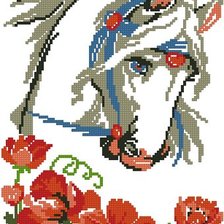 Схема вышивки «Лошадь»