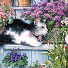 Схема вышивки «лапушка»