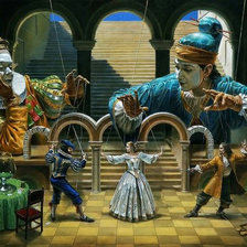 Схема вышивки «Хохлачев Искусство дипломатии»