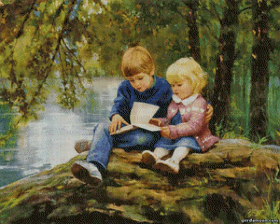 серия "дети" - дети.мальчик.девочка - предпросмотр