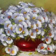 Схема вышивки «Ромашки»