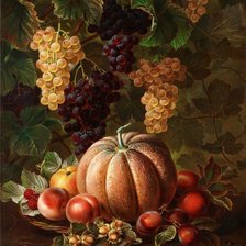 Схема вышивки «Виноградный натюрморт»