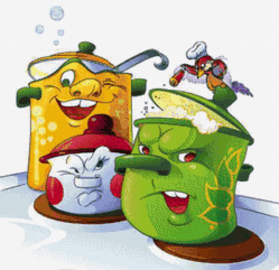 веселая посуда - для кухни - предпросмотр