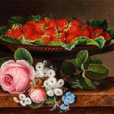 натюрморт с ягодами