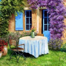 Схема вышивки «утро»