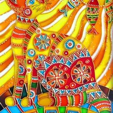 Схема вышивки «Котик»