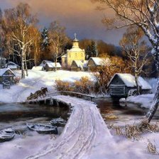 Михаил Сатаров. пейзаж 3.