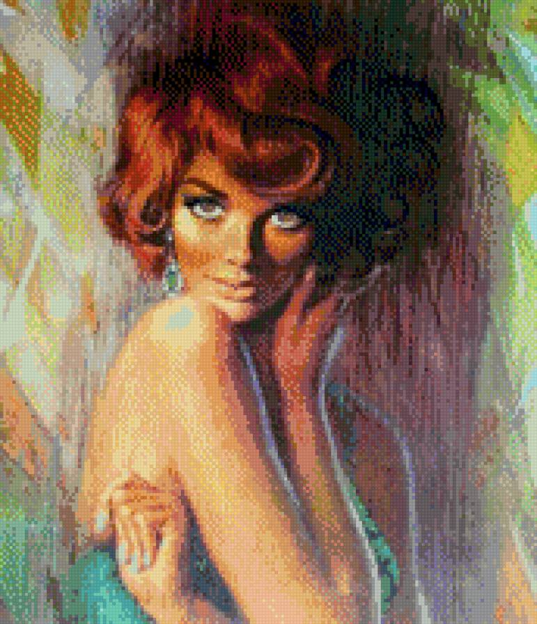 Рыжая - красотка, женщина, рыжая - предпросмотр