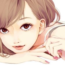 Схема вышивки «Девушка»