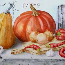 Схема вышивки «Овощи»