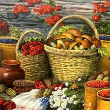 Схема вышивки «осенний урожай»