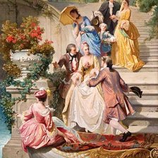 Схема вышивки «прогулка»