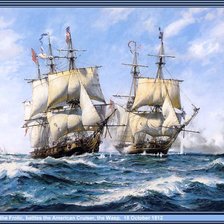 Схема вышивки «парусники»