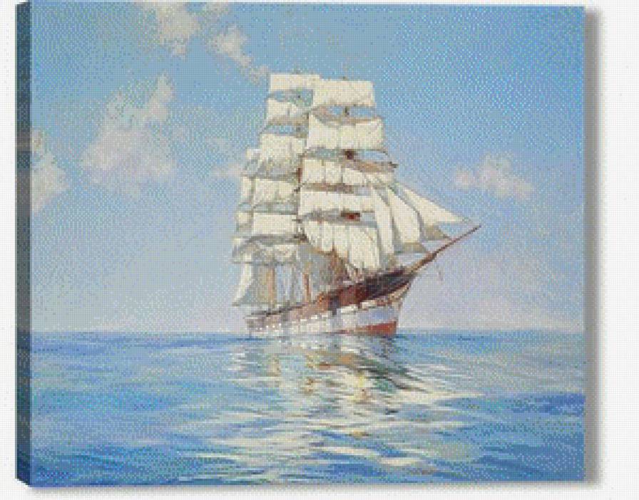 голубая гладь - корабли - предпросмотр