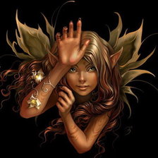 Схема вышивки «фея»