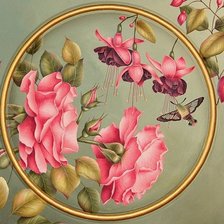 Схема вышивки «цветы»