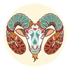 Схема вышивки «Овен»