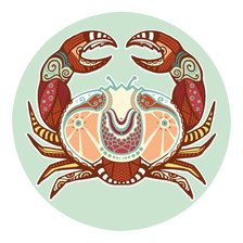 Схема вышивки «Рак»