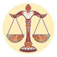 Схема вышивки «Весы»