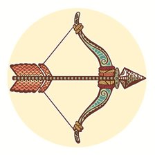 Схема вышивки «Стрелец»