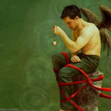 Схема вышивки «Падший ангел..»