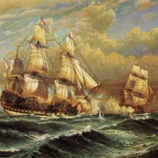 Схема вышивки «корабли»