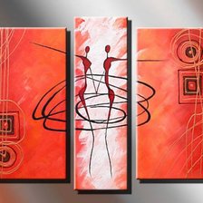 Схема вышивки «красно»