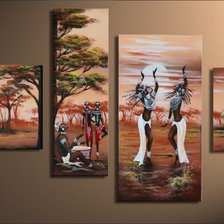 Схема вышивки «танцующие»