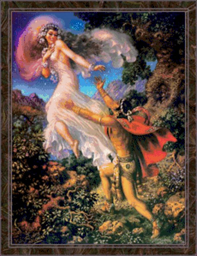 улетающая муза - парень, девушка, пара - предпросмотр