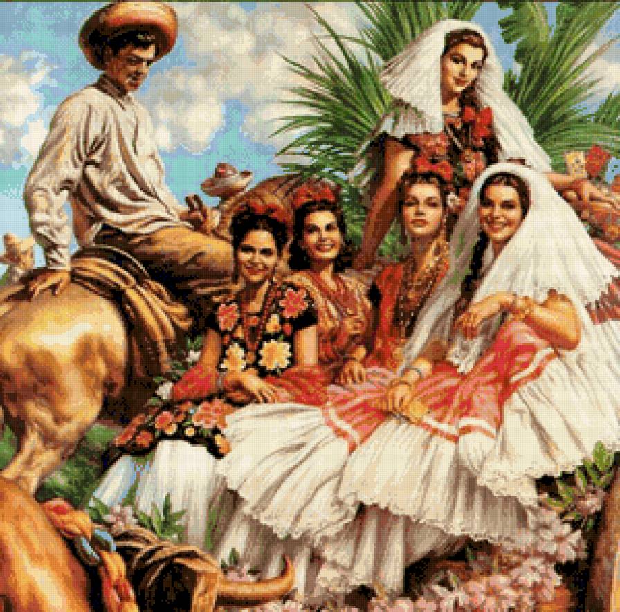 красавицы испанки - девушки - предпросмотр