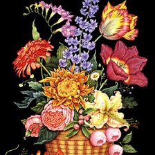 Схема вышивки «букет»