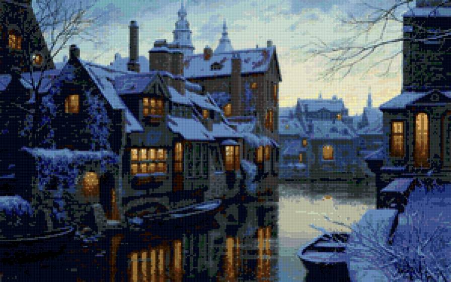 ночной город - предпросмотр