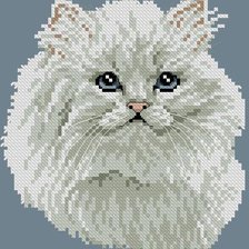 Схема вышивки «снежок»