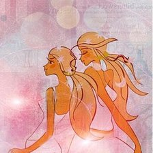 Схема вышивки «Близнецы»