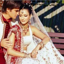 Схема вышивки «свадьба в индийском стиле»