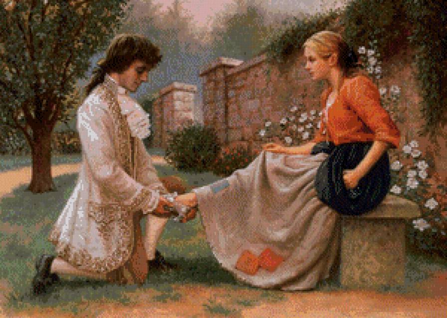 Картина - принц, золушка - предпросмотр